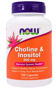 Now Choline & Inositol 500 мг 100
