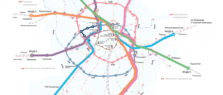 схема лекого метро московская область
