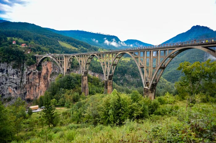 Мост Джурджевича Тара через реку Тара (Черногория)
