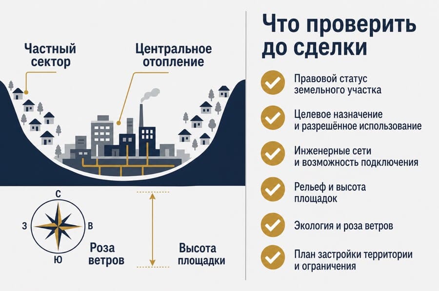 Шесть параметров, которые видно по карте и документам ещё до первого выезда на объект.