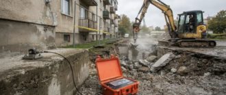 Как снести фундамент рядом с жилым домом и не навредить соседям